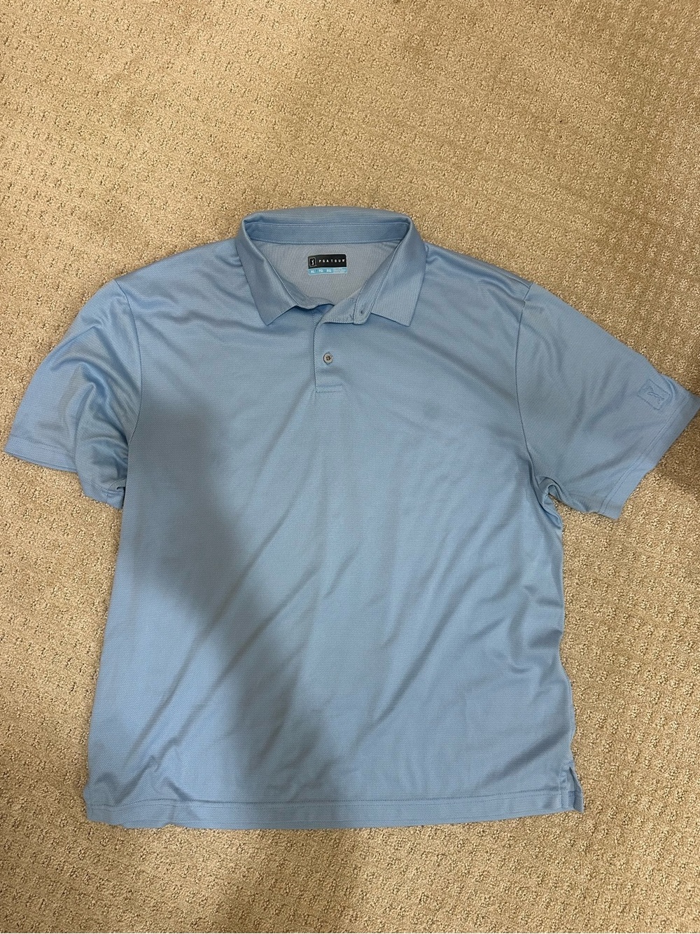 Light Blue Performance Polo Shirt